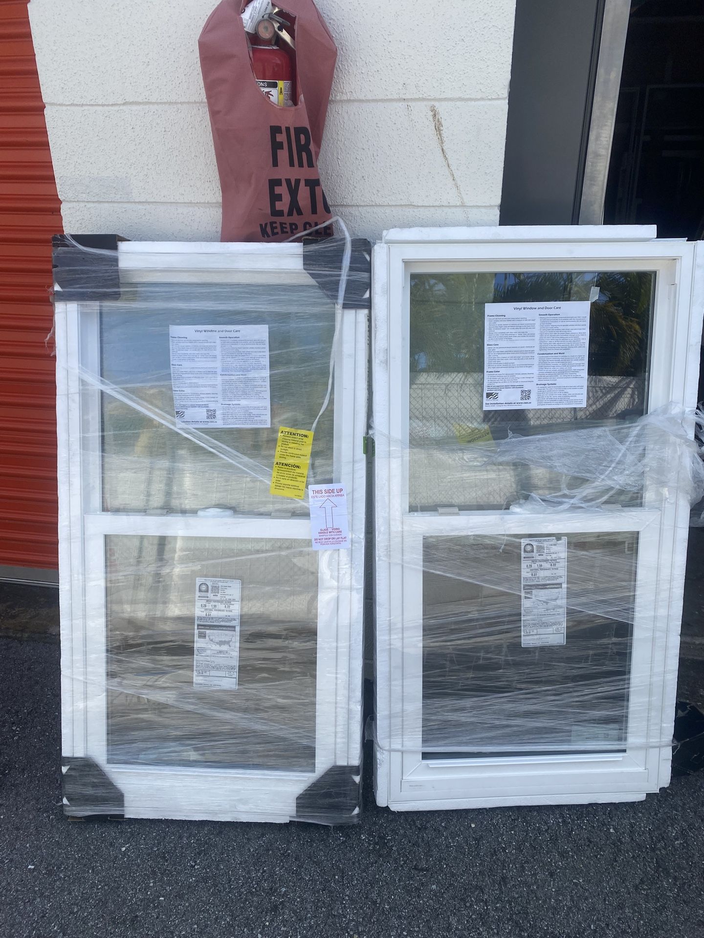 New Windows 25.25x49.25 each $180