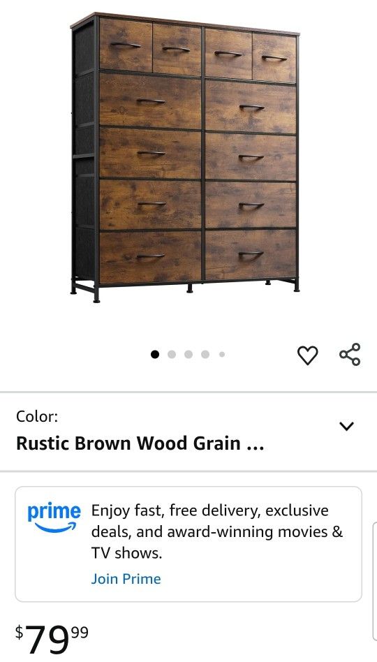 WLIVE Tall Dresser for Bedroom with 12 Drawers, Chests of Drawers, Fabric Dresser for Bedroom, Closet, Fabric Storage Dressers with Drawers, Steel Fra