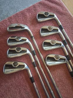 Like new taylormade  tp cb forged irons 8 club set