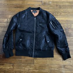 Members Only Jacket Black Bomber Size Youth XL 18