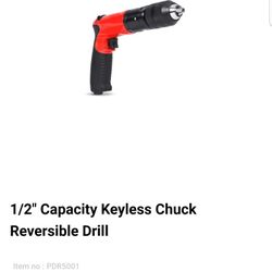 Snap On 1/2" Keyless Chuck Reversible Drill