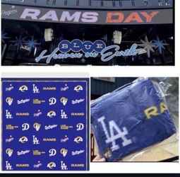 Los Angeles Dodgers/ Rams Sga Blanket 9-3-2023 🔥