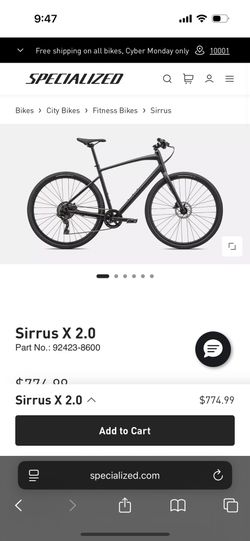Specialized Sirrus 2.0 Bike