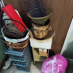 Variety of baskets
