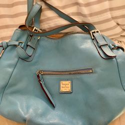 TURQUOISE DOONEY & BOURKE  HANDBAG PURSE 
