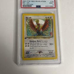 Psa 9 Ho-oh First Edition #18