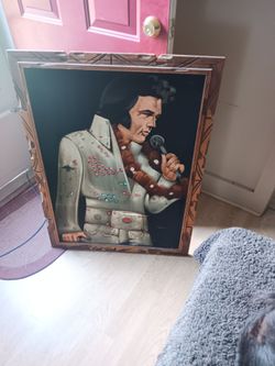 Painting Elvis presley