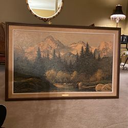 In The Tetons By Robert Woods