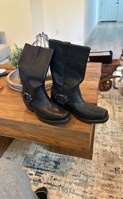 Ladies Leather Riding Boots