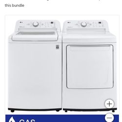 LG Washer and Dryer (gas)