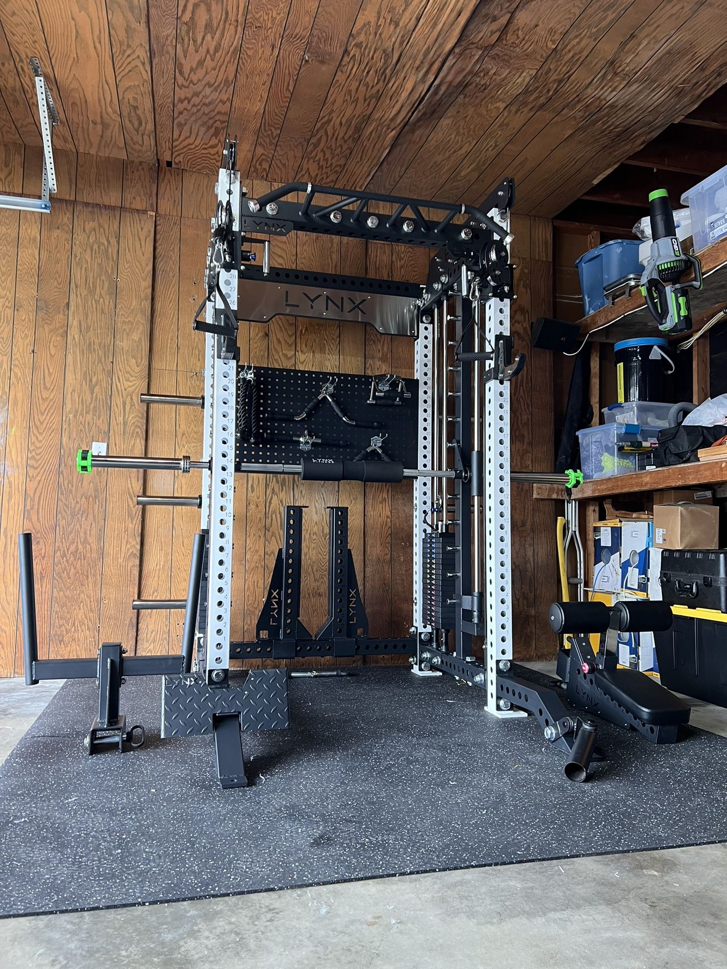 FULLY LOADED - FREE DELIVERY🟪All In One Home Gym🟪Cable Machine🟪Smith Machine🟪Squat Rack