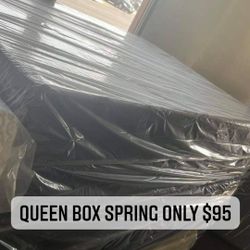 Queen BOX SPRING ONLY 