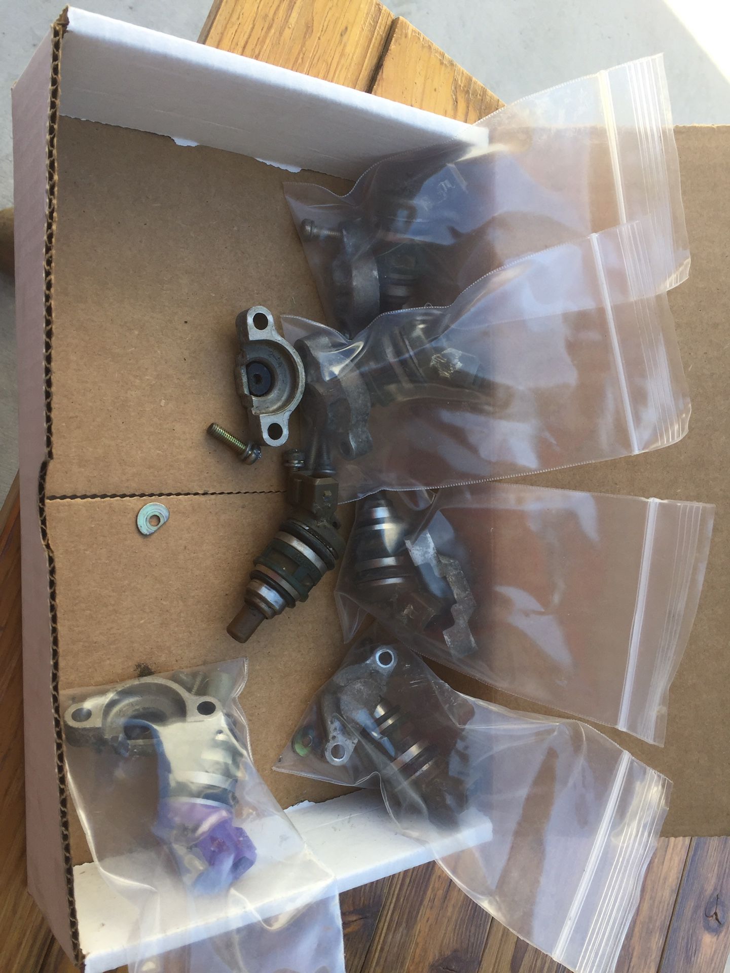 OEM Set of 6 Fuel Injectors For Nissan Z32 300ZX 1989-1994 VG30DETT