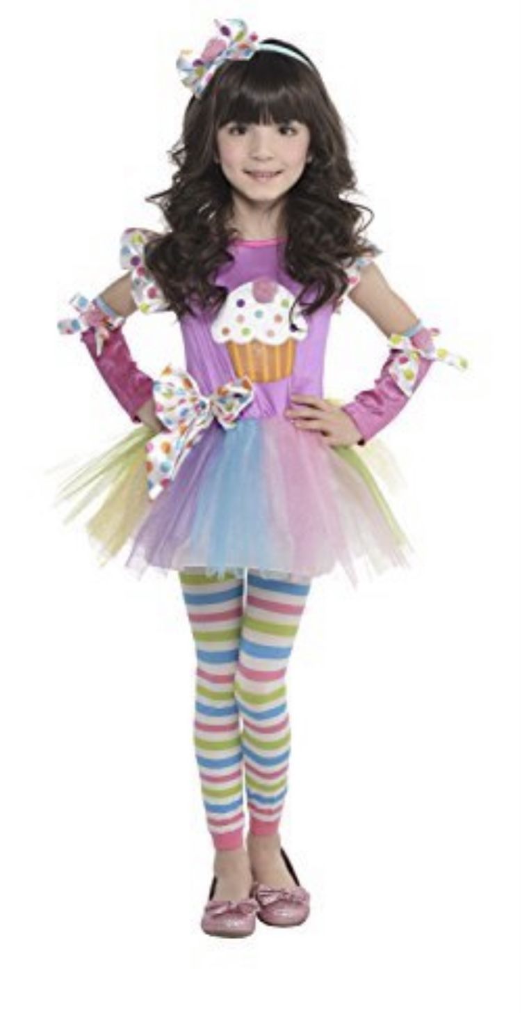 Child Toddler Cupcake Cutie / Clown Costume size 3 / 4