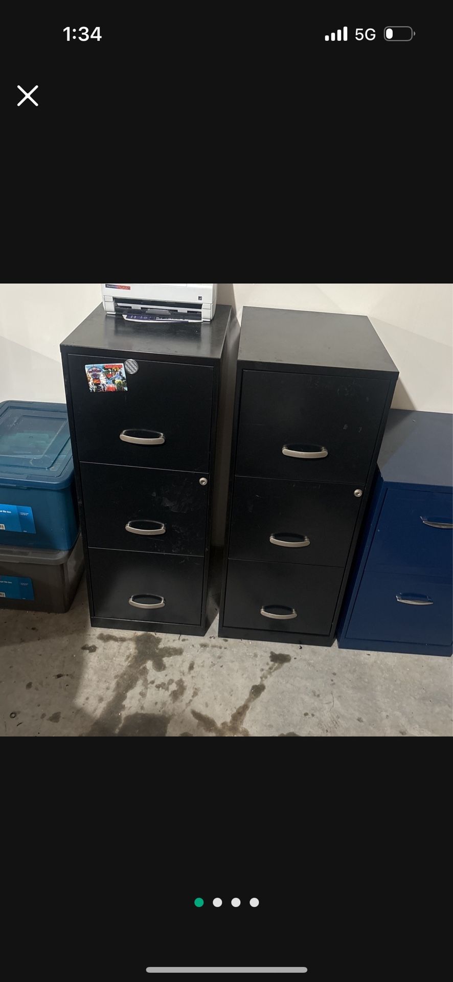 3 Tier File Cabinets