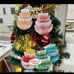 🔹💥NEW~Iconic~Vintage-Stacking~Mixing Bowls Ornaments💥🔹