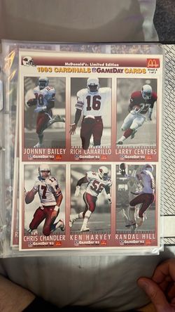 McDonalds 1993 Gameday Football Cards 3 Uncut Sheets NFL Fleer