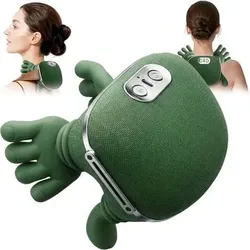 Bionic Heated Massager, Portable Shiatsu Neck and Back Massager, Electric Deep Tissue 4D Kneading