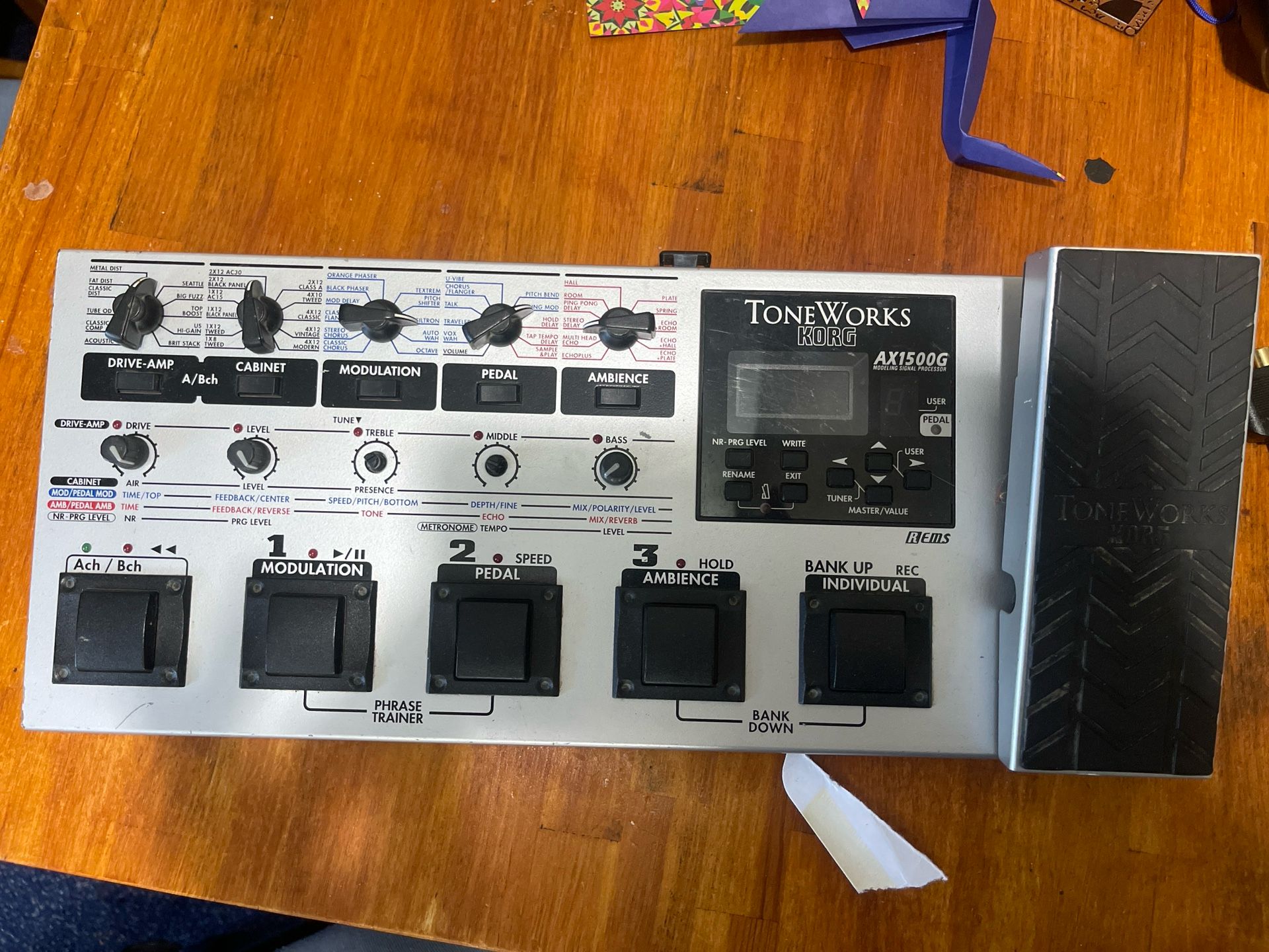 Korg ToneWorks AX1500G Multi‑Effects Guitar Processor