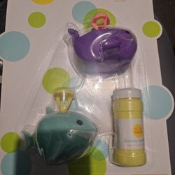 Sun Squad Dip And Squeeze Bubble Blower Set