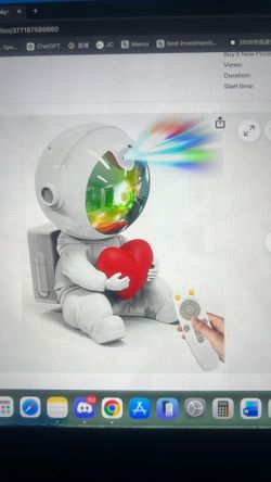 Astronaut  projector galaxy night light