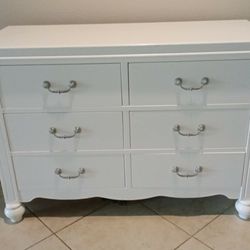 White Million Dollar Baby Dresser