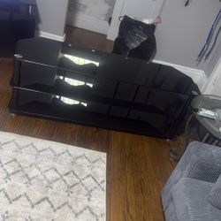 Glass TV Stand