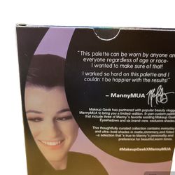Makeup Geek x Manny MUA Eyeshadow Palette “Limited edition”