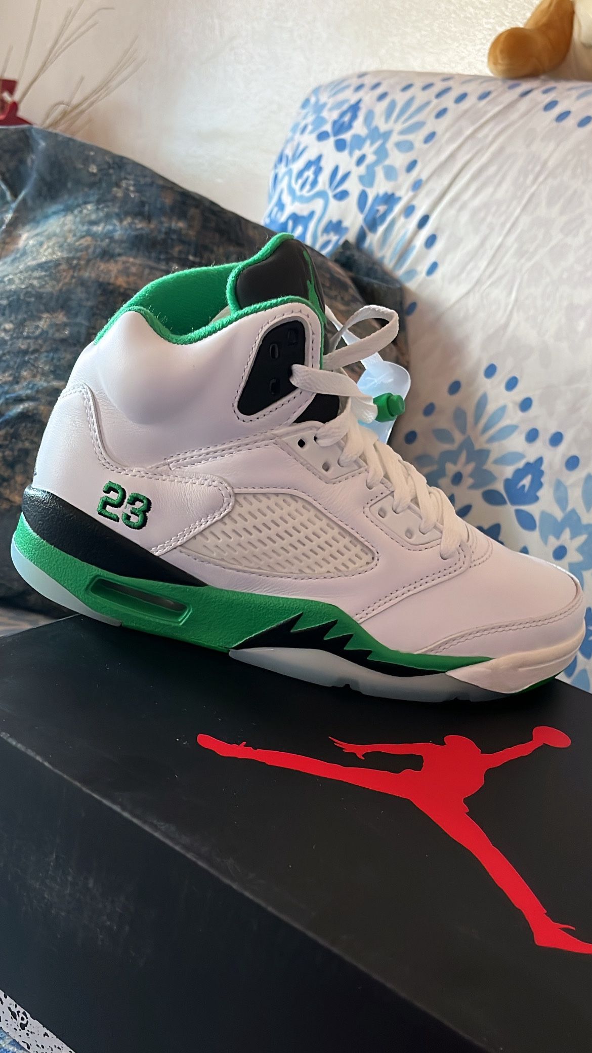 JORDAN 5 RETRO 'LUCKY GREEN'