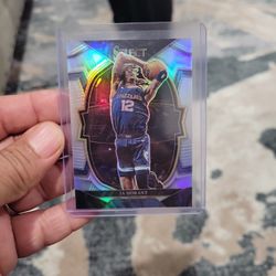 Ja Morant  Select Concourse Silver Prizm Basketball Card 
