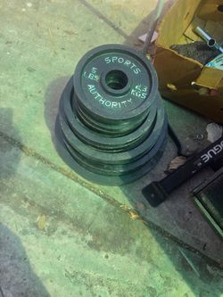 Sports authority olympic weight set