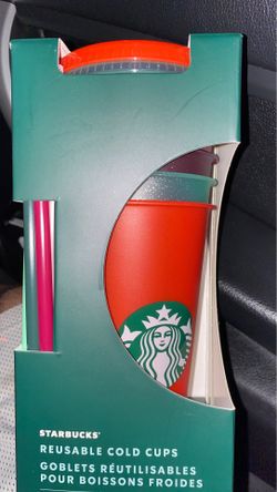 Starbucks cold holiday cups