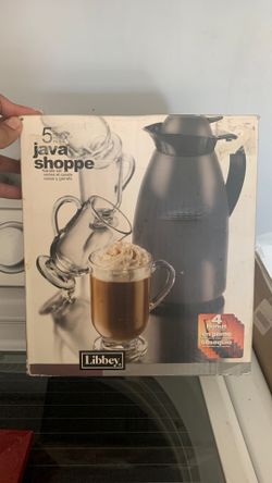 5 piece - Libbey carafe and mug set