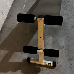 For Sale:  Exercise machine for Six-Pack training 	•	Adjustable difficulty: easy to hard 	•	Moves up and down for effective workouts 	•	Clean and in g