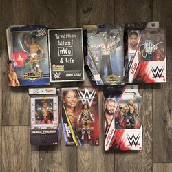 WWE Elite Wrestling Action Figures - John Cena, Jey Uso, Bron Breakker, The Rock, And More