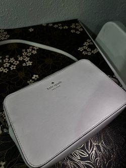 white kate spade purse