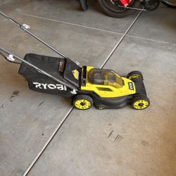 13 inch Ryobi lawn mower - battery not included