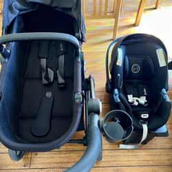 Cybex EOS 5-in-1 Travel System Stroller + Lightweight Aton G Infant Car Seat