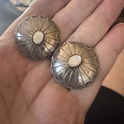 Native Mop Sterling Silver Earrings