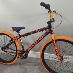 SE Bike 26” Orange Camo Blocks Flyer with 26" tires,  Bike is Like New  YES ITS AVAIL 