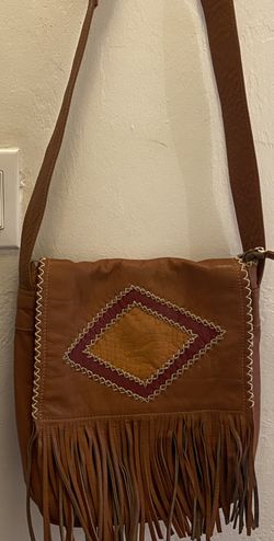 Women's handbag genuine Leather brown color