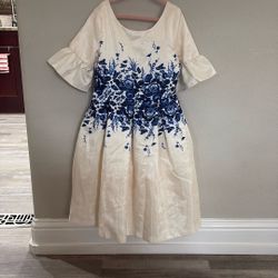 Like New Silk Janie And Jack Party Dress Sz 10
