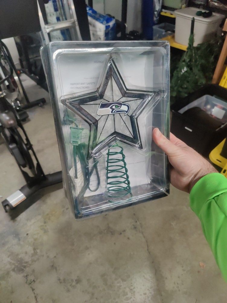 Seahawks Christmas Tree Star/Topper