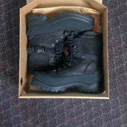 Sorel Conquest Snow Boots Black 9.5 Men’s 