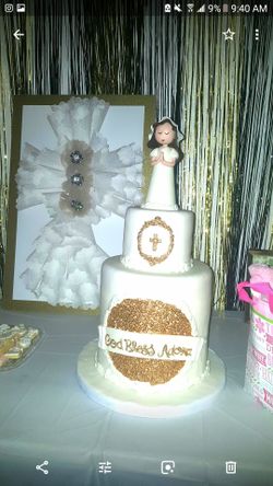 Handmade Baptism Decor