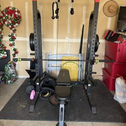 Power Rack And Weight Set