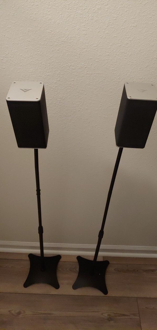2 Vizio Soundbar surround speakers w/stands for Sale in Jacksonville