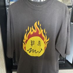 Palm angels Burning Face T Shirt