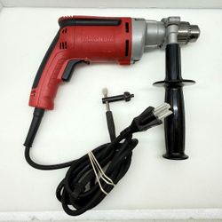 MILWAUKEE 0299-20 1/2" MAGNUM CORDED DRILL 8 AMP TESTED WORKING (CMP131380)