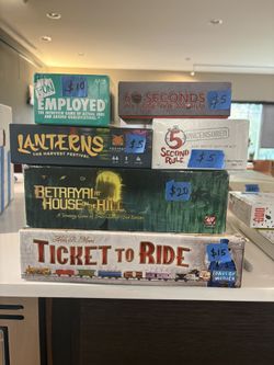 Board Games ( Starting $5)